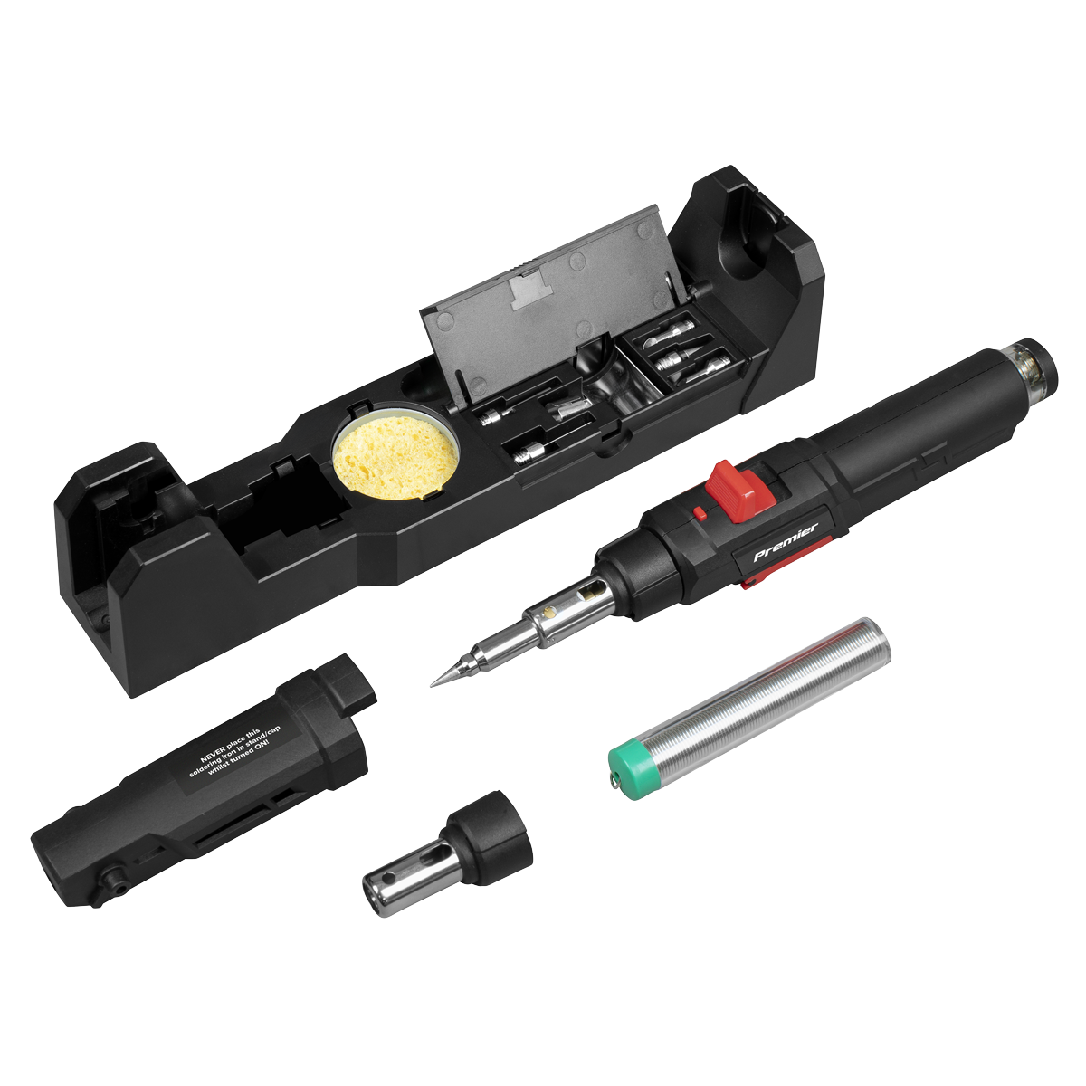 Premier AK2976 Butane Soldering Iron Kit 3-in-1 Quick Release