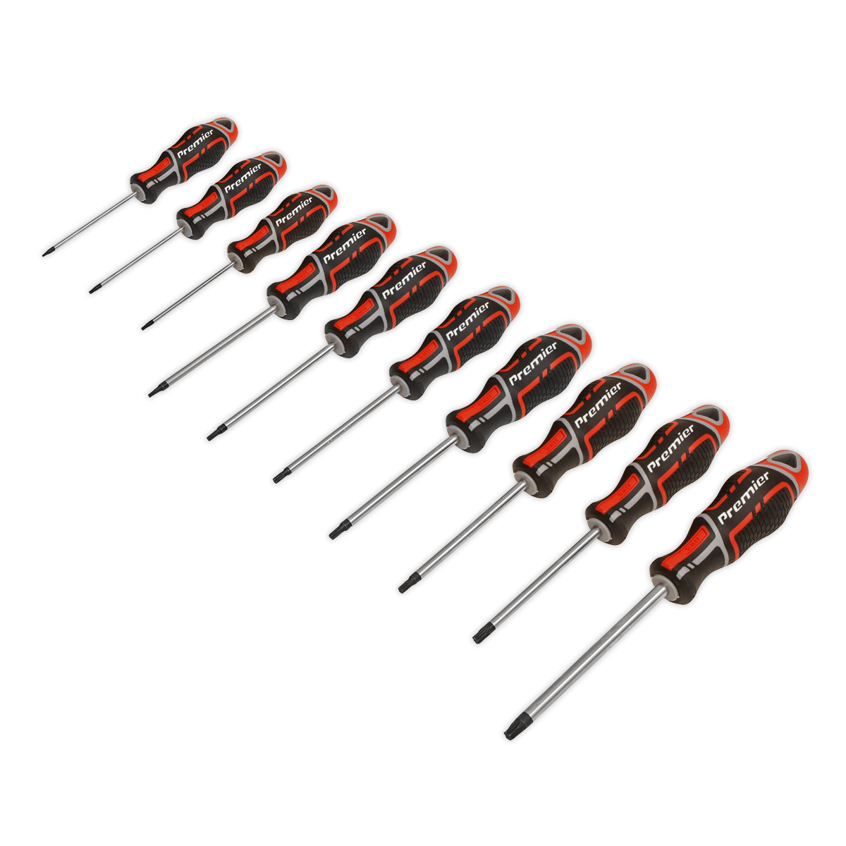 Premier AK4324 Premier GripMAX® TRX-Star* Screwdriver Set 10pc - Red