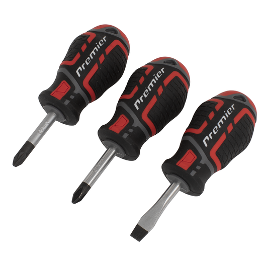 Premier AK4328 Premier GripMAX® Stubby Screwdriver Set 3pc