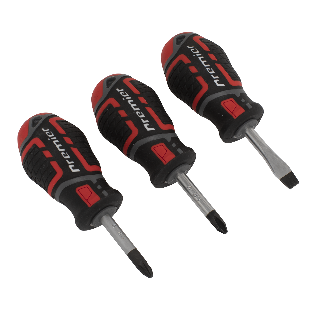 Premier AK4328 Premier GripMAX® Stubby Screwdriver Set 3pc