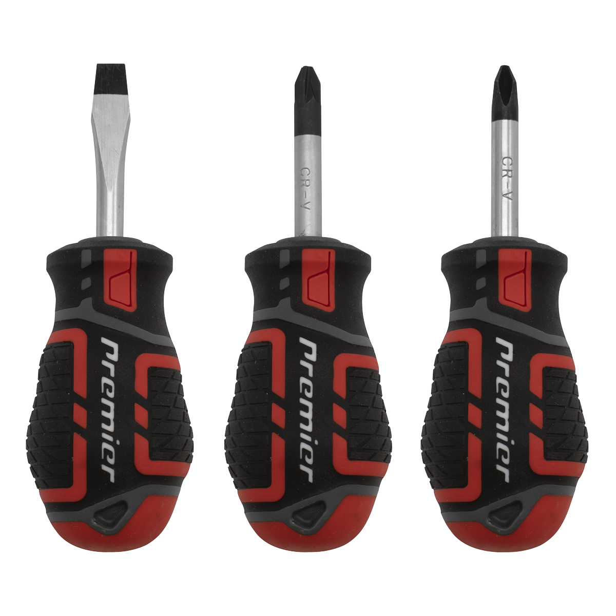 Premier AK4328 Premier GripMAX® Stubby Screwdriver Set 3pc