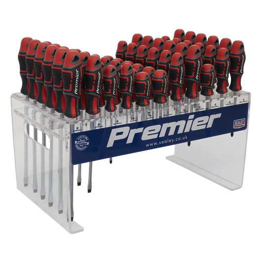 Premier AK4369DS Premier GripMAX® Individual Screwdrivers Countertop Display 66pc