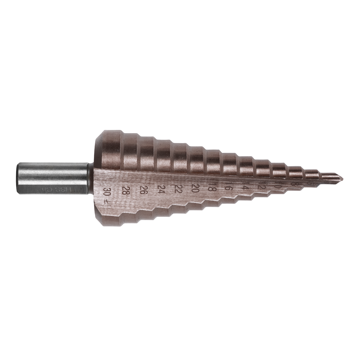 Premier AK4732 Straight Flute HSS Cobalt Step Drill Bit 4-30mm