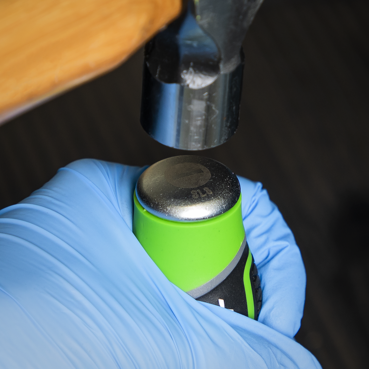 Premier AK4941HV Premier Hammer-Thru Screwdriver Set 9pc - Hi-Vis Green