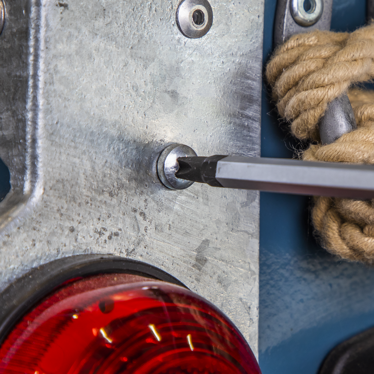 Premier AK4942HV Premier Extra-Long Hammer-Thru Screwdriver Set 450mm 3pc - Hi-Vis Green