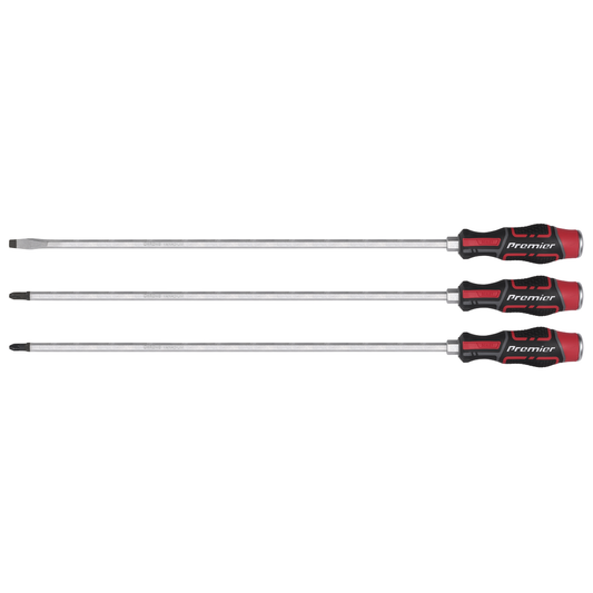 Premier AK4942 Premier Extra-Long Hammer-Thru Screwdriver Set 450mm 3pc