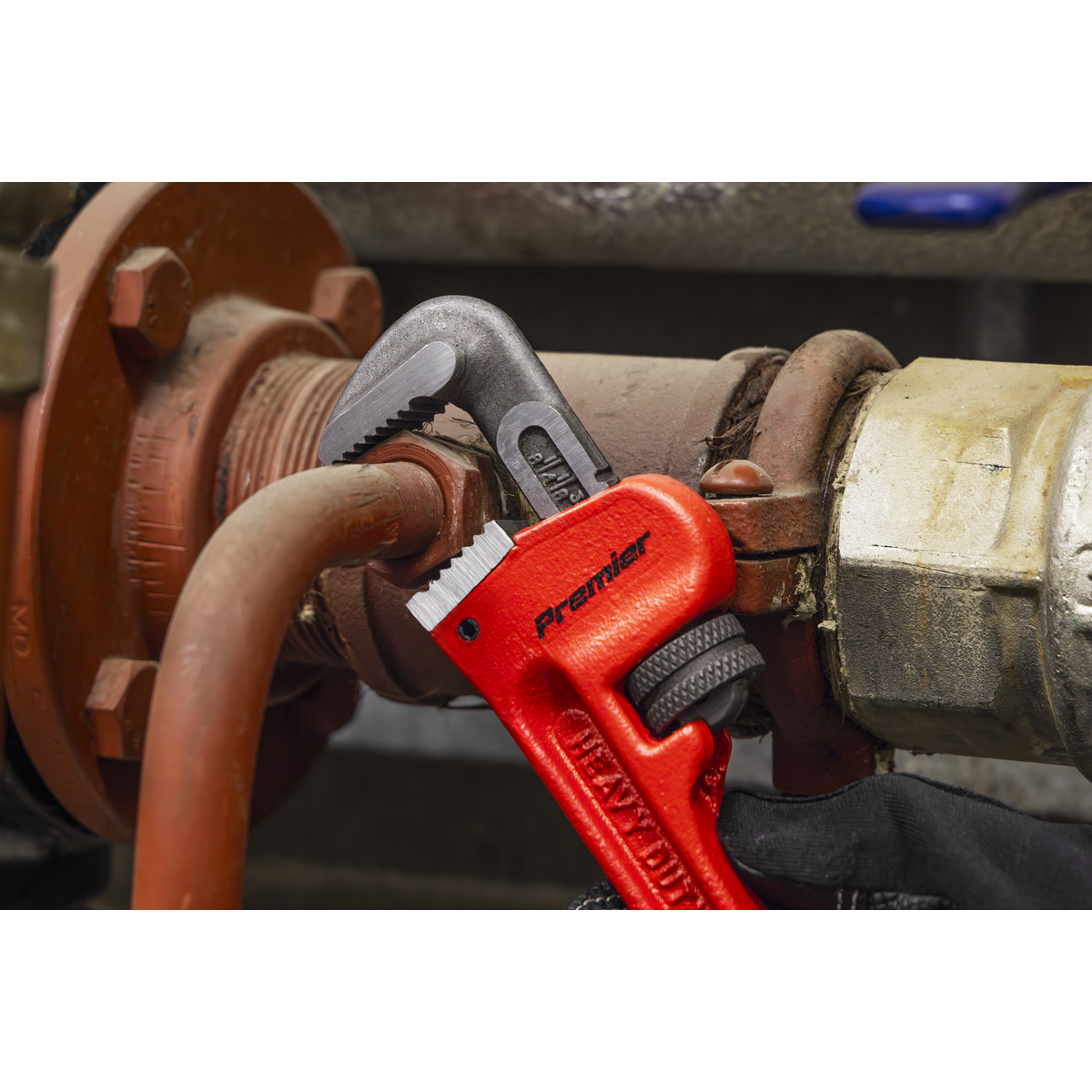 Premier AK5101 Premier Cast Steel Pipe Wrench European Pattern 200mm