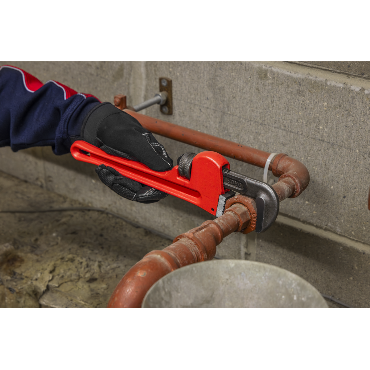 Premier AK5103 Premier Cast Steel Pipe Wrench European Pattern 300mm