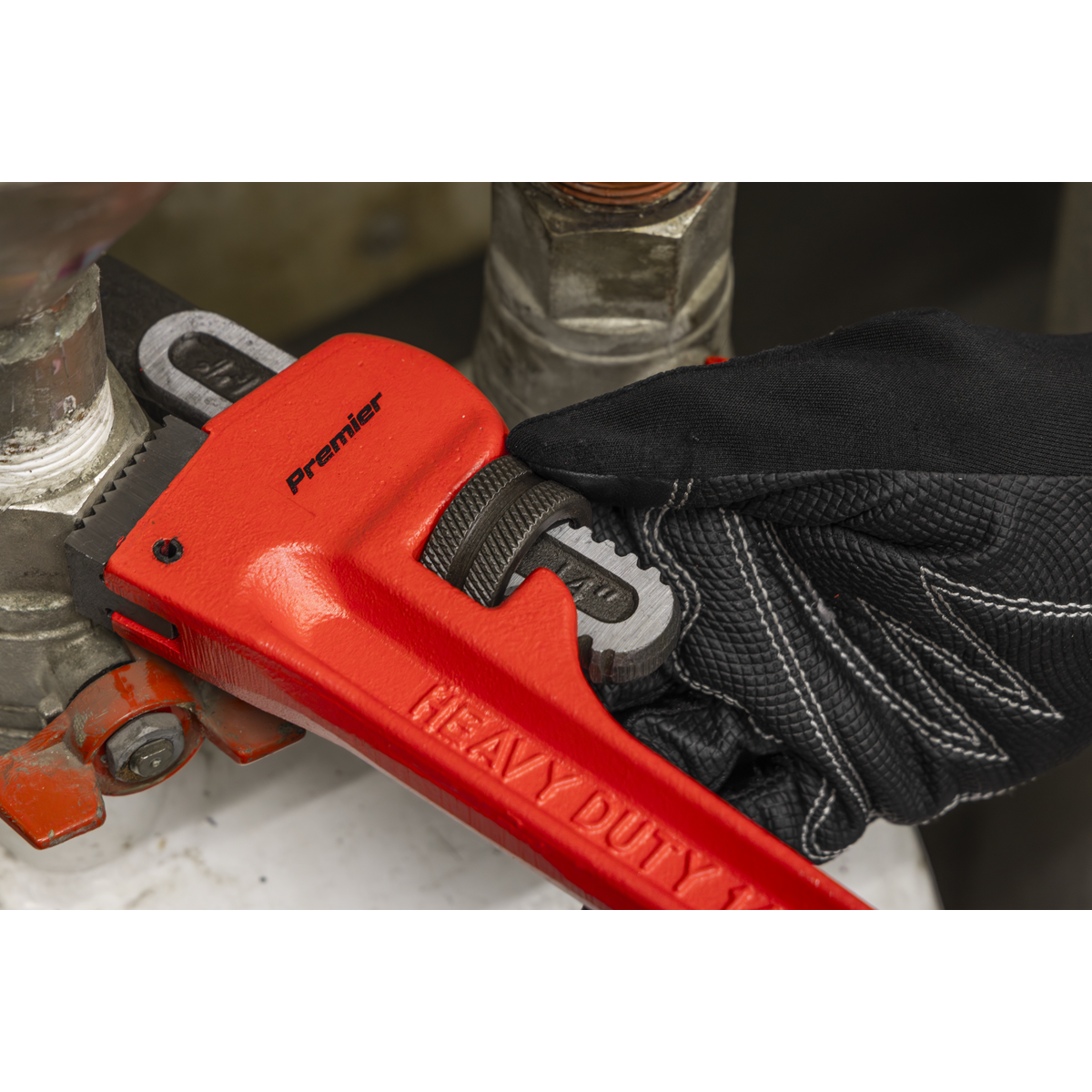 Premier AK5104 Premier Cast Steel Pipe Wrench European Pattern 350mm