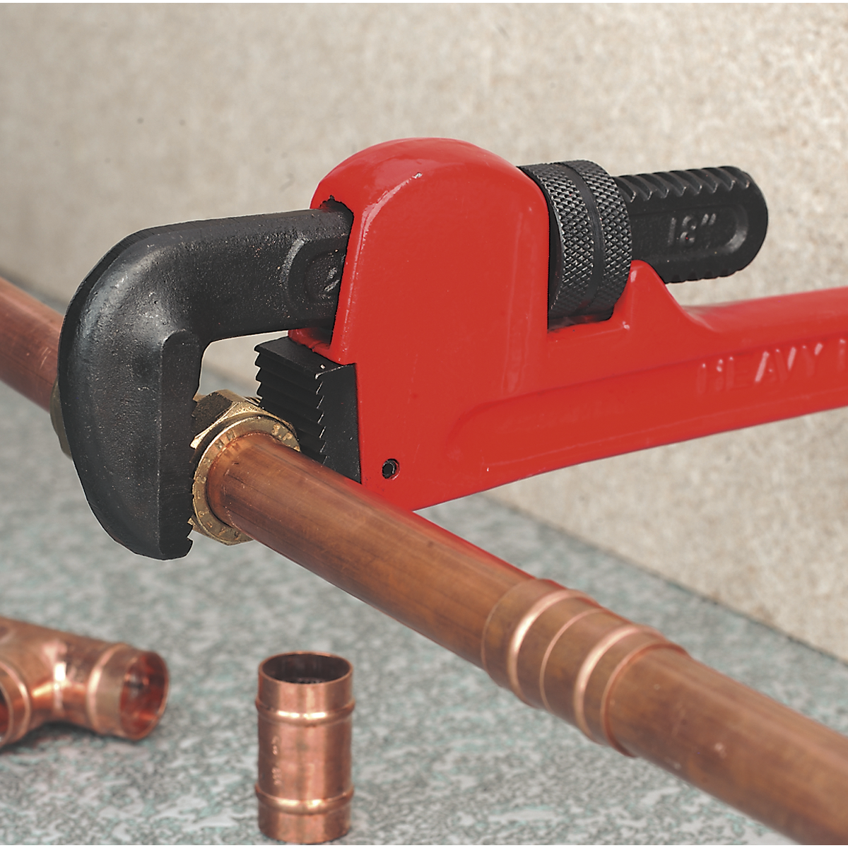 Premier AK5105 Premier Cast Steel Pipe Wrench European Pattern 450mm