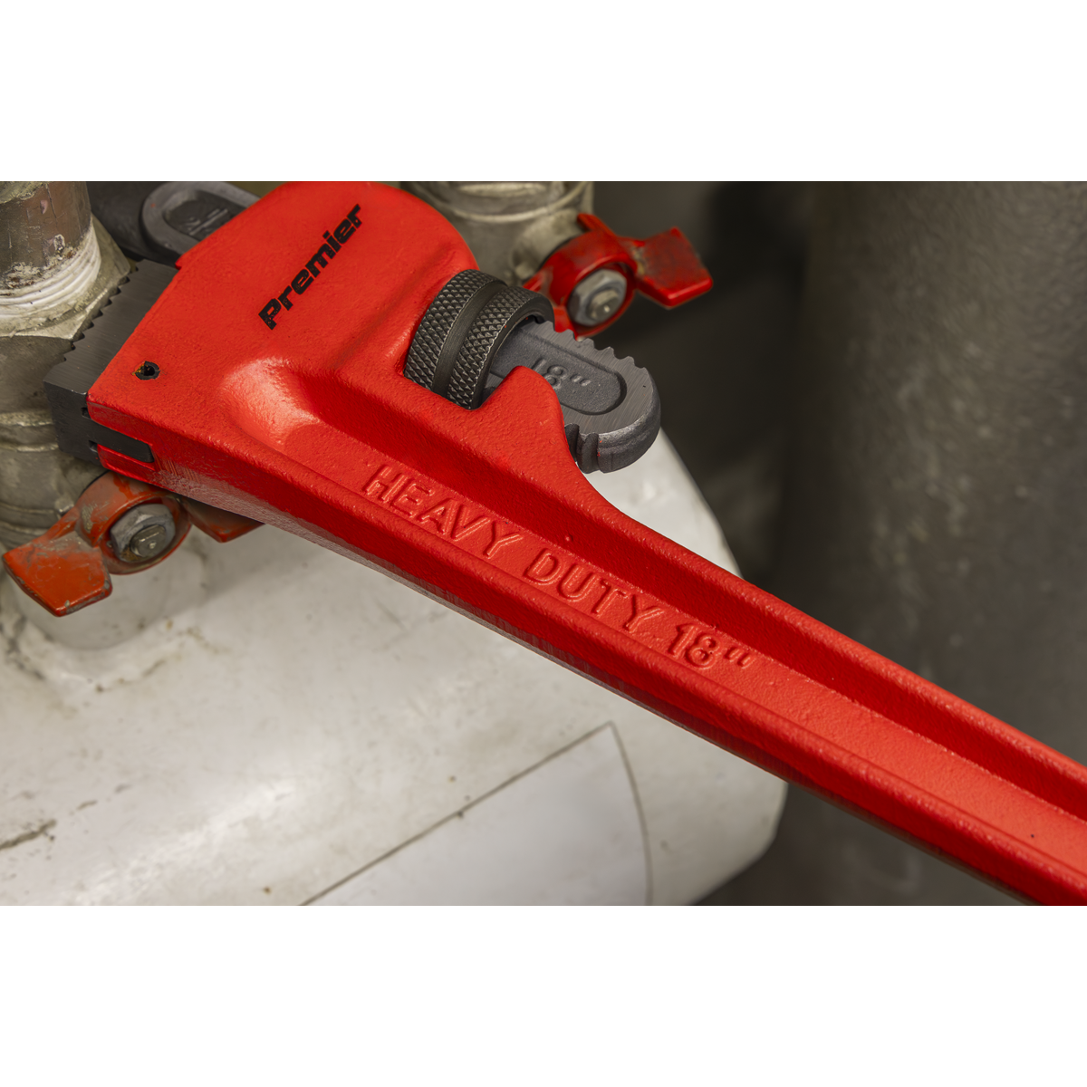 Premier AK5105 Premier Cast Steel Pipe Wrench European Pattern 450mm