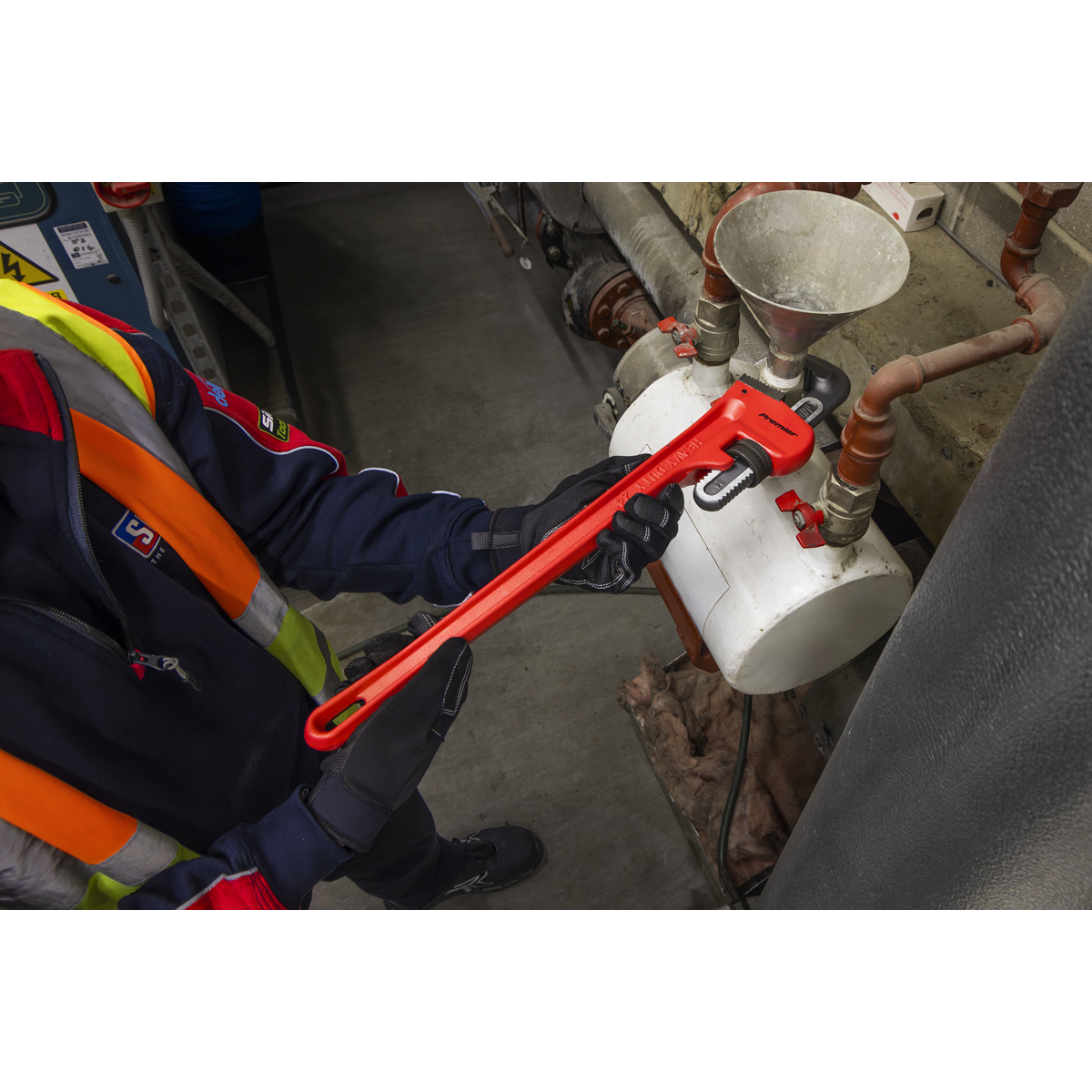 Premier AK5112 Premier Cast Steel Pipe Wrench European Pattern 610mm