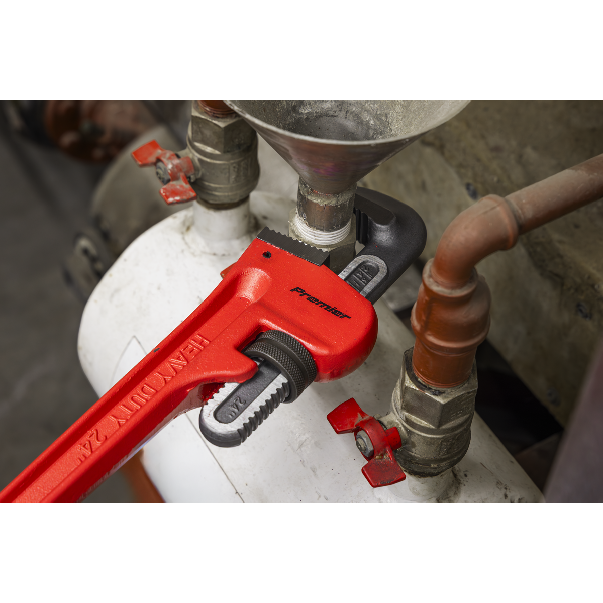 Premier AK5112 Premier Cast Steel Pipe Wrench European Pattern 610mm