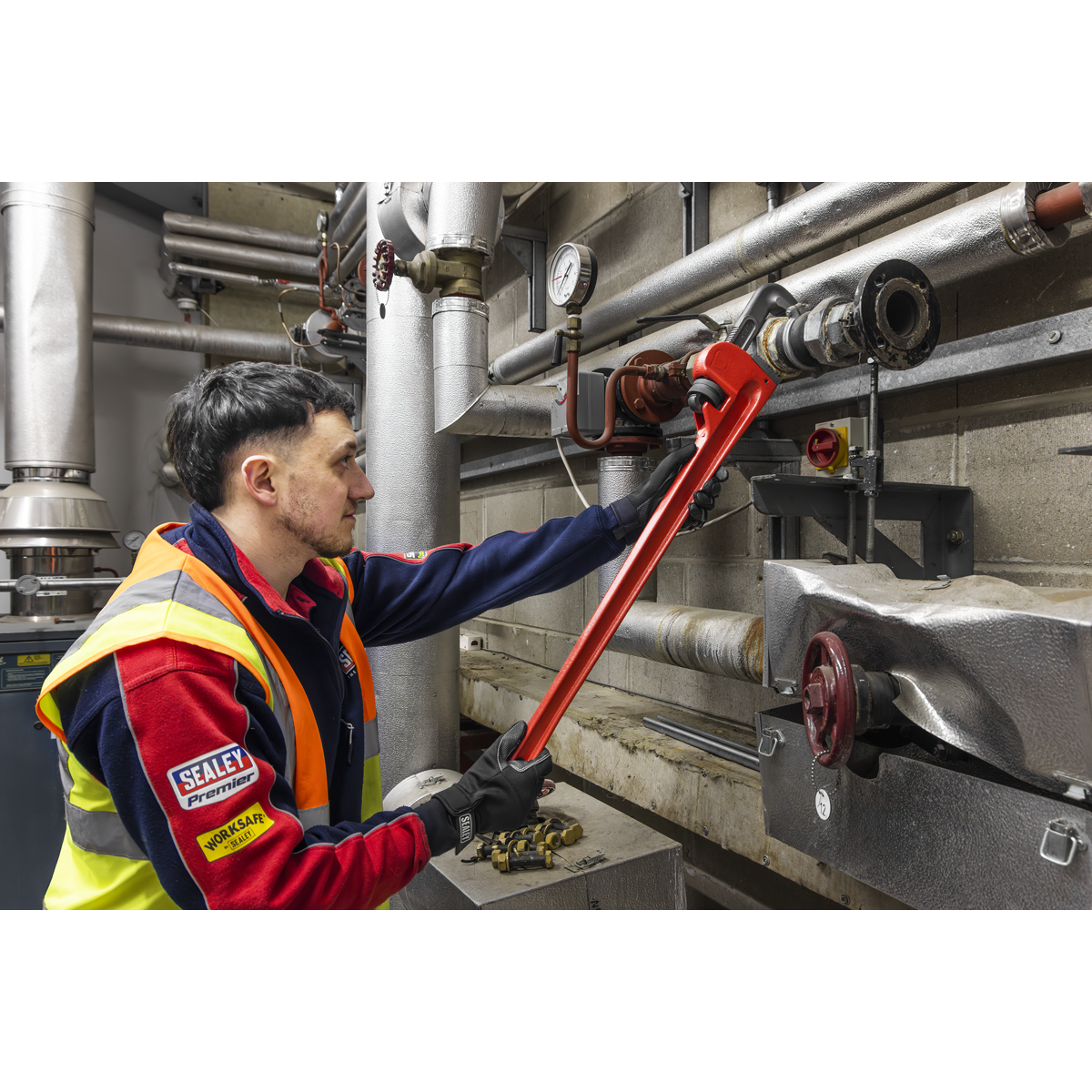 Premier AK5113 Premier Cast Steel Pipe Wrench European Pattern 915mm