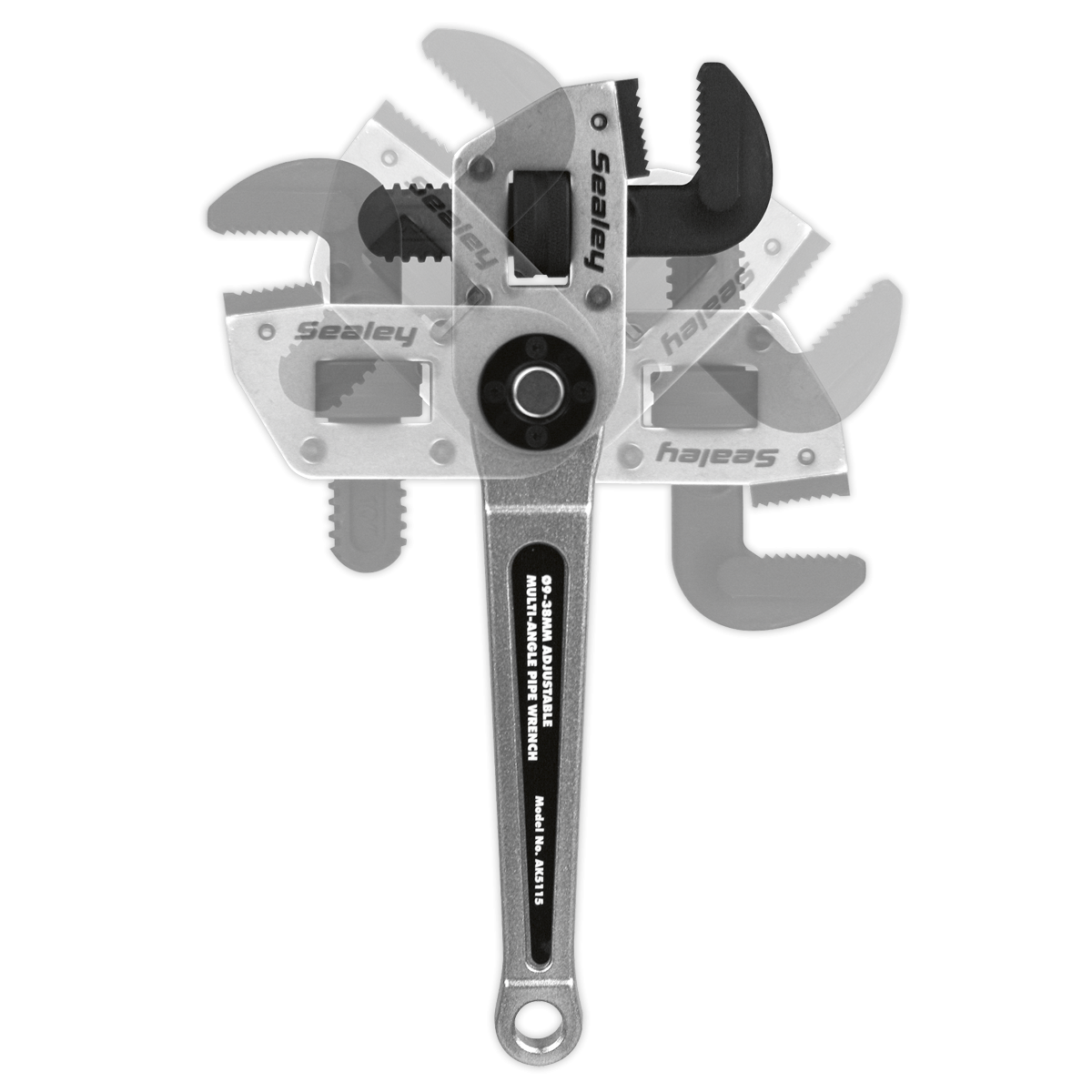 Premier AK5115 Premier Adjustable Multi-Angle Pipe Wrench 9-38mm