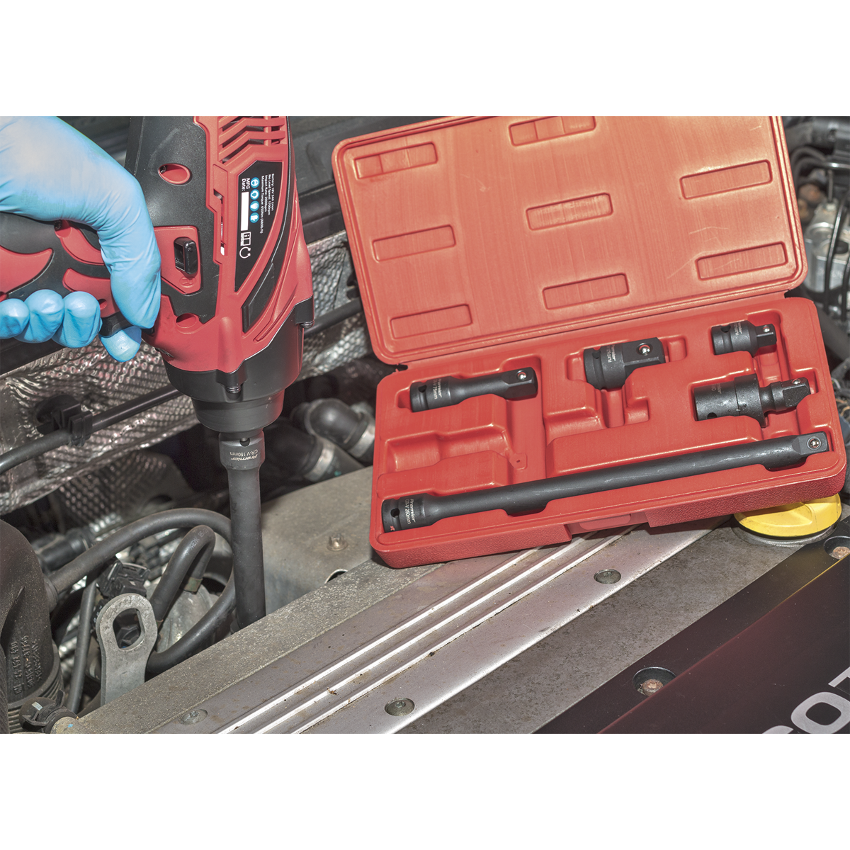 Premier AK5514 Premier Impact Adaptor & Extension Bar Set 1/2"Sq Drive 6pc