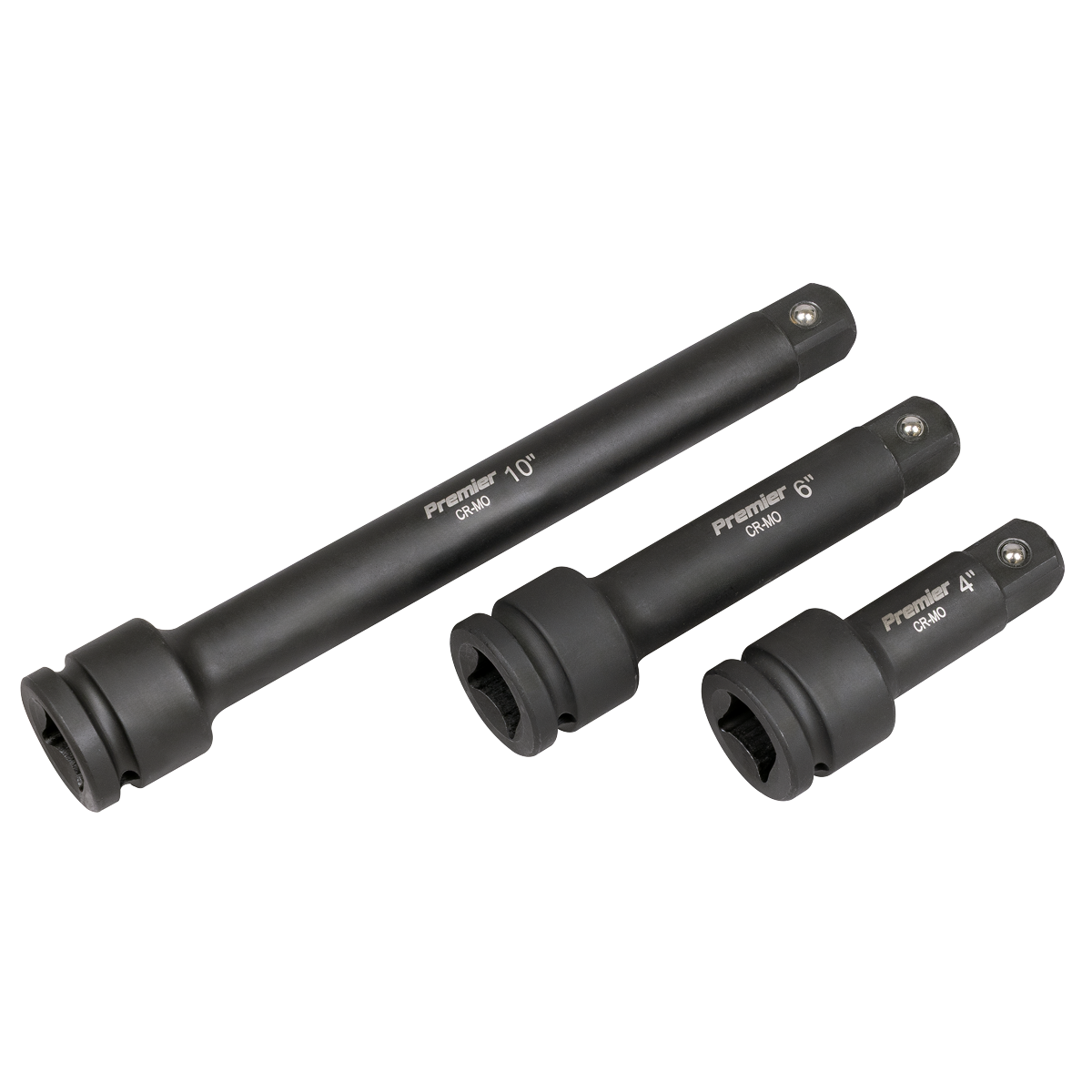 Premier AK5515 Premier Impact Extension Bar Set 3/4"Sq Drive 3pc