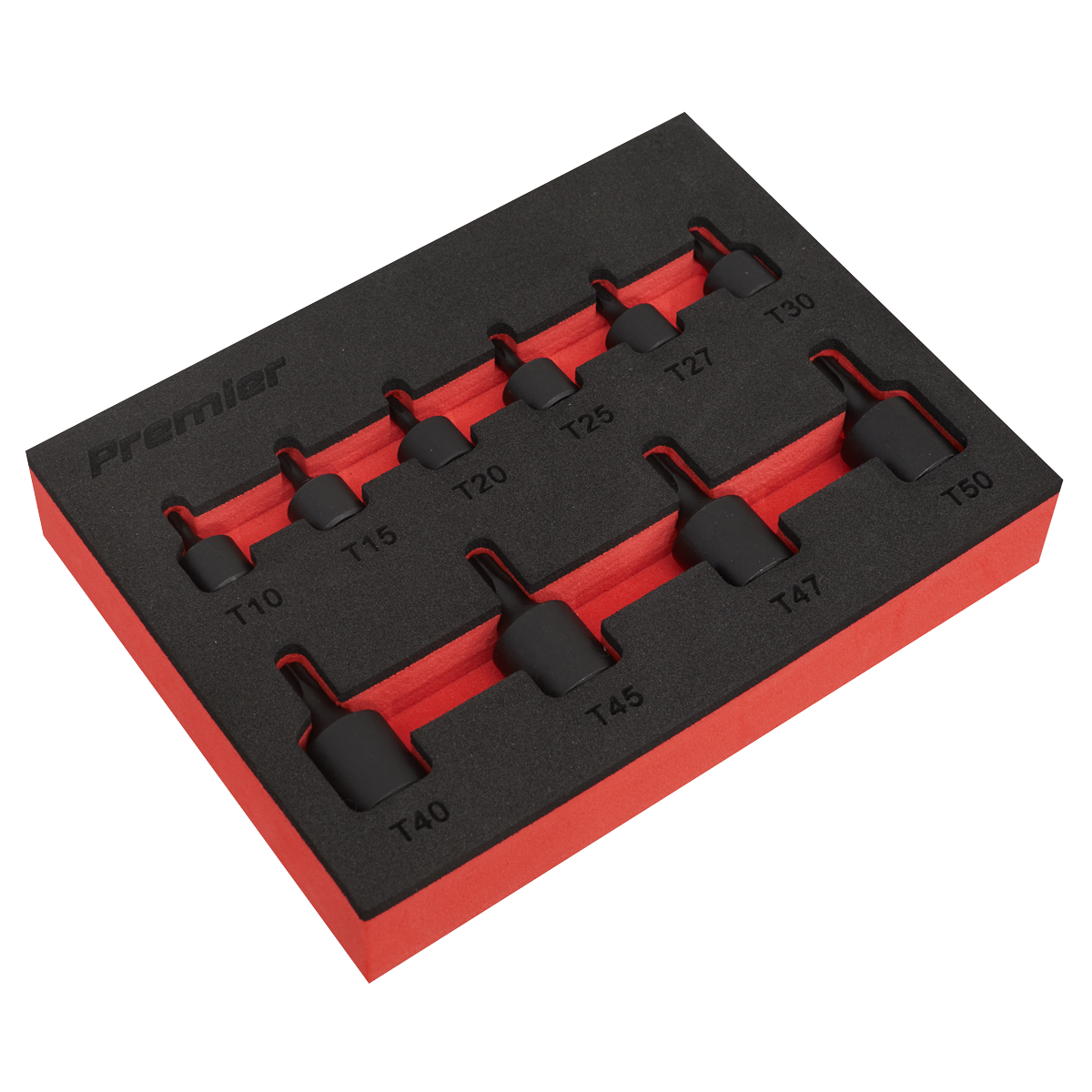 Premier AK5526 Premier Low Profile TRX-Star* Impact Socket Bit Set 1/4" & 3/8"Sq Drive 10pc