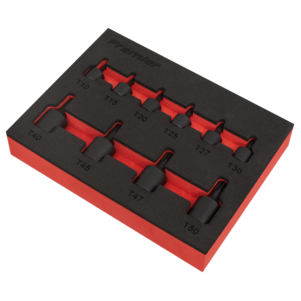 Premier AK5526 Premier Low Profile TRX-Star* Impact Socket Bit Set 1/4" & 3/8"Sq Drive 10pc