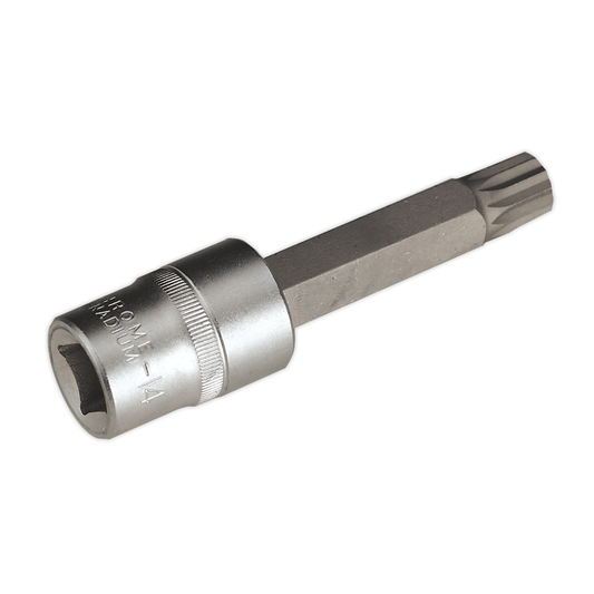 Premier AK5531 Premier Spline Socket Bit 1/2"Sq Drive M14 x 100mm