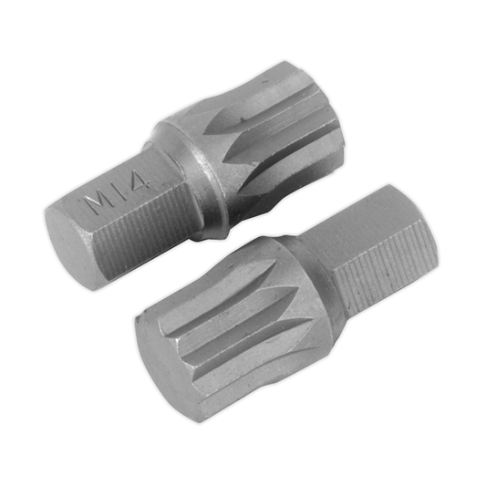 Premier AK5532 Premier Spline Bit M14 x 30mm - Pack of 2