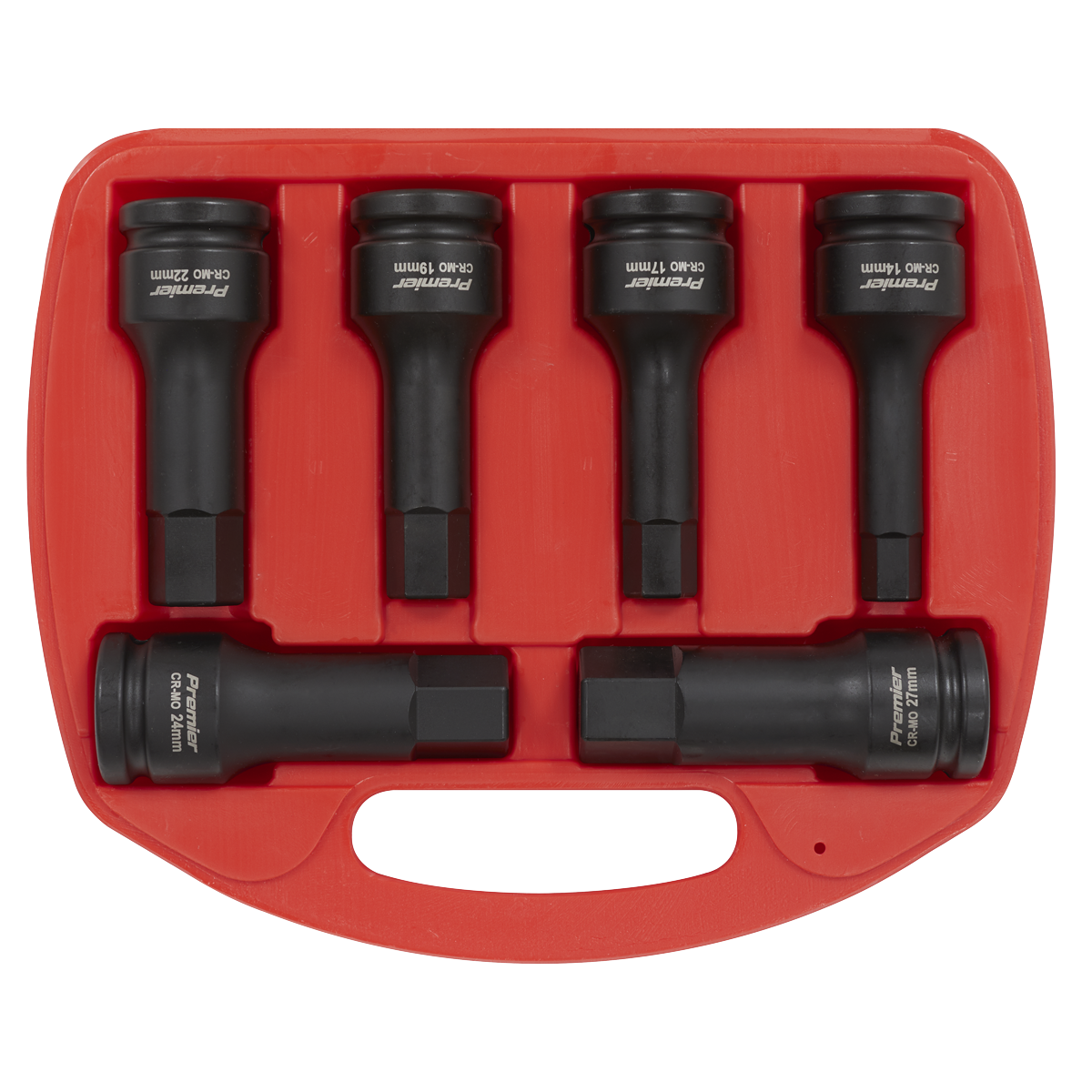 Premier AK5586 Premier Hex Impact Socket Bit Set 3/4"Sq Drive 6pc