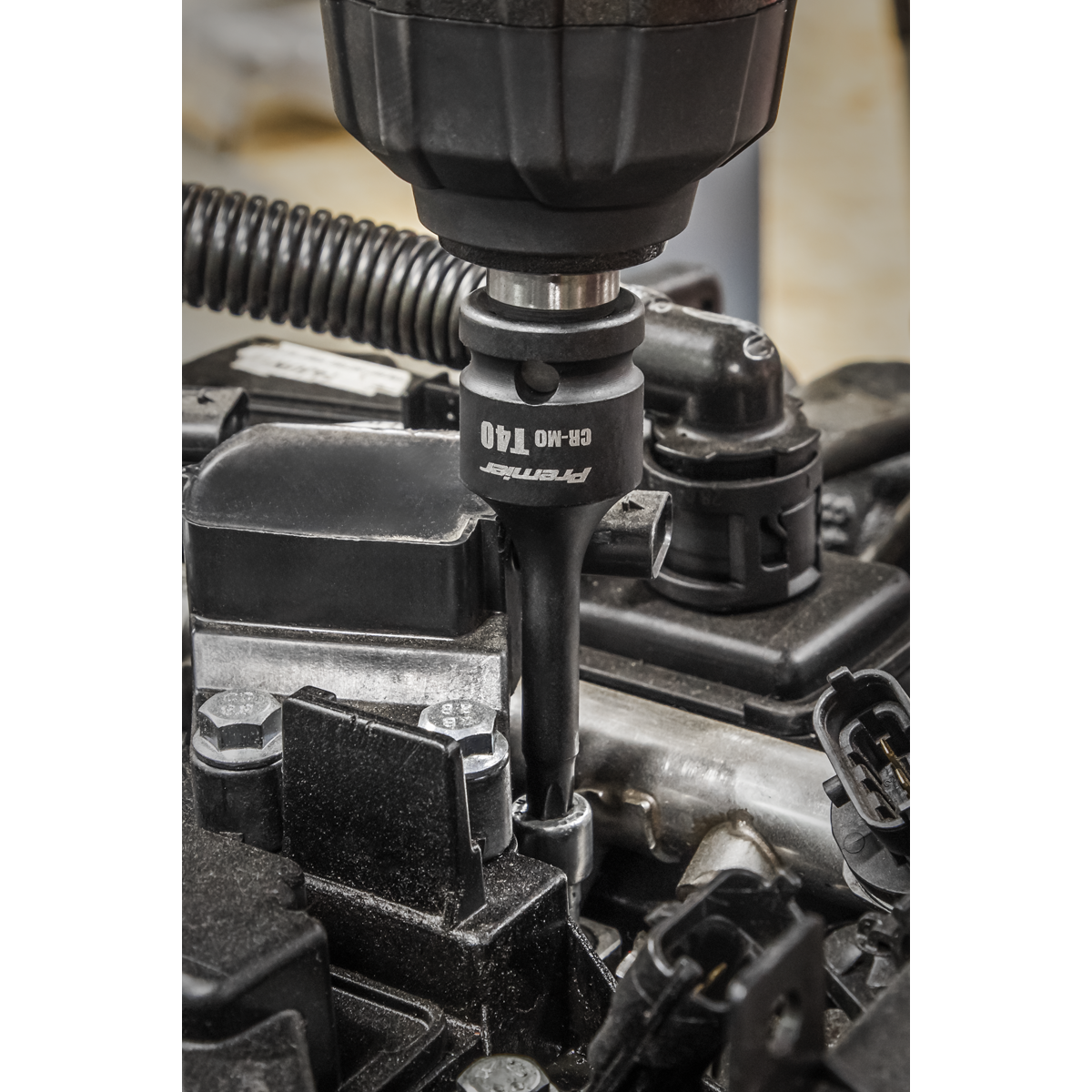 Premier AK56000 Premier Hex/TRX-Star*/Spline Impact Socket Bit Set 1/2"Sq Drive 24pc