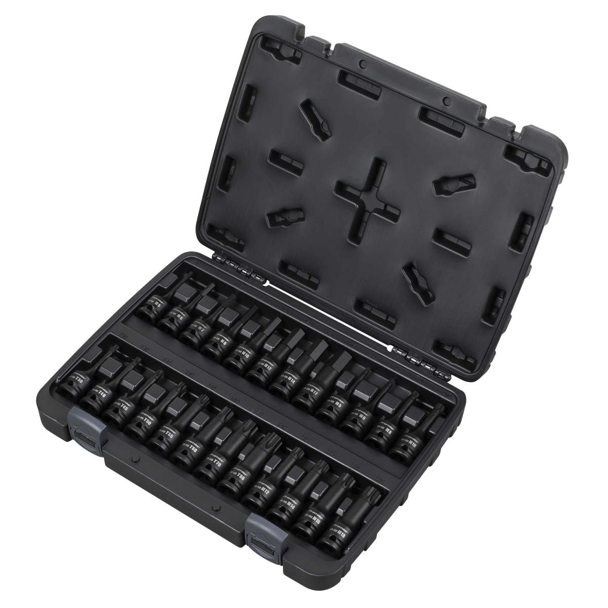 Premier AK56000 Premier Hex/TRX-Star*/Spline Impact Socket Bit Set 1/2"Sq Drive 24pc