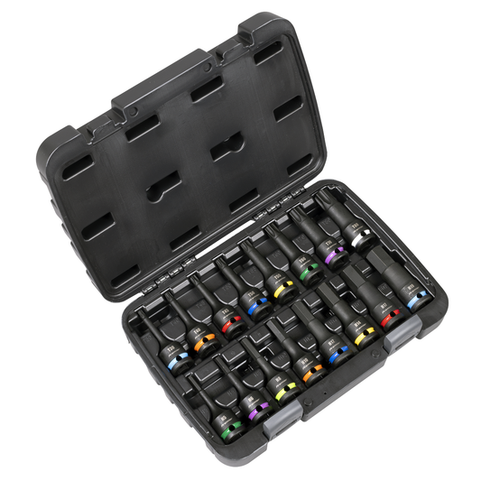 Premier AK56005 Premier Hex & TRX-Star* Impact Socket Bit Set 1/2"Sq Drive 16pc