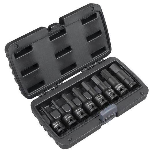 Premier AK5600 Premier Imperial Hex Impact Socket Bit Set 1/2"Sq Drive 8pc