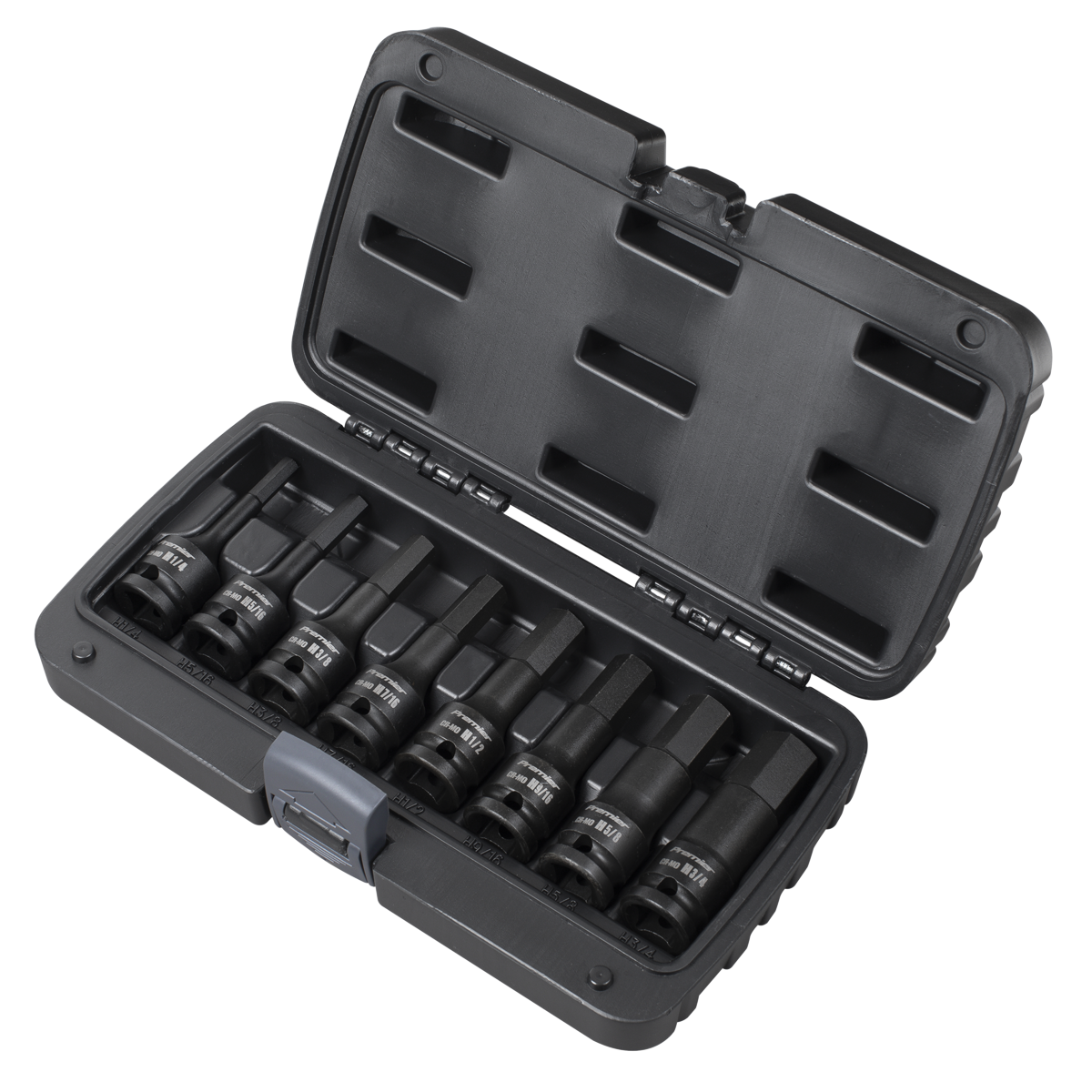 Premier AK5600 Premier Imperial Hex Impact Socket Bit Set 1/2"Sq Drive 8pc