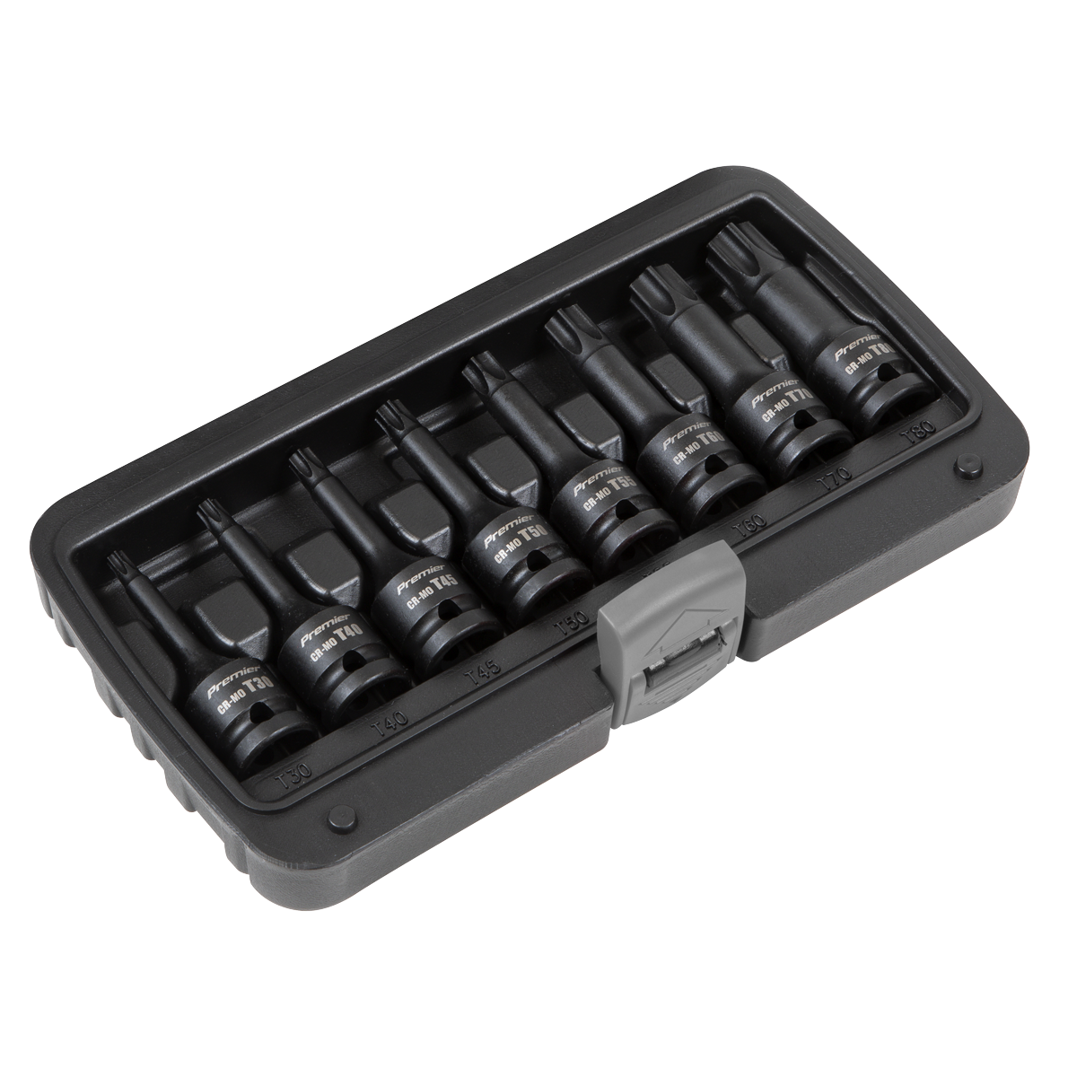 Premier AK5602 Premier TRX-Star* Impact Socket Bit Set 1/2"Sq Drive 8pc