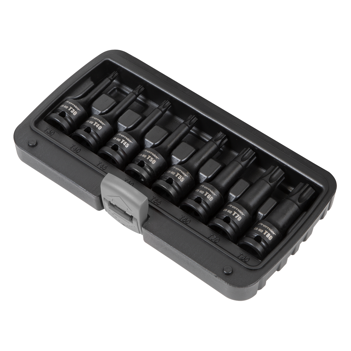 Premier AK5602 Premier TRX-Star* Impact Socket Bit Set 1/2"Sq Drive 8pc