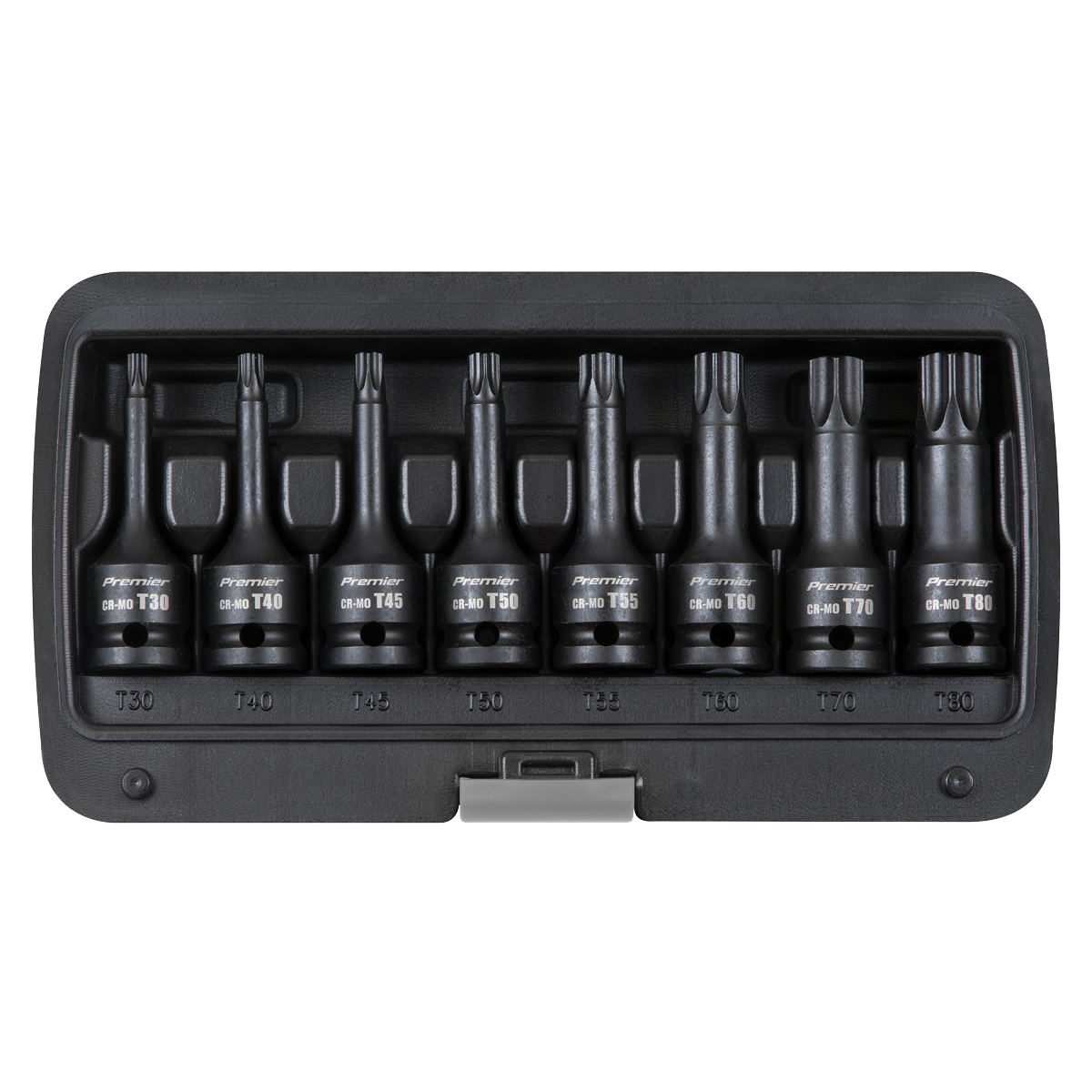 Premier AK5602 Premier TRX-Star* Impact Socket Bit Set 1/2"Sq Drive 8pc