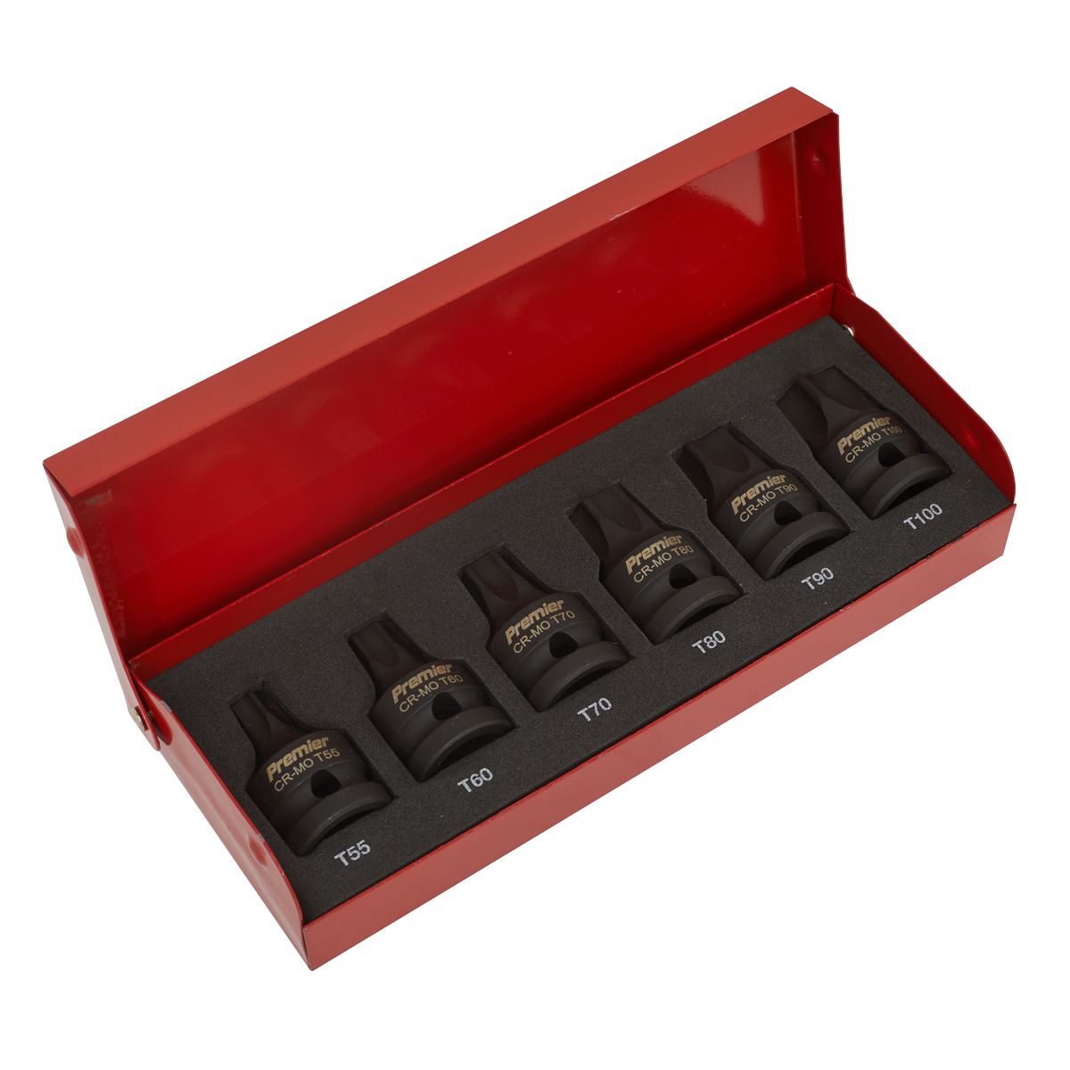 Premier AK5607 Premier TRX-Star* Impact Socket Bit Set 1/2"Sq Drive 6pc