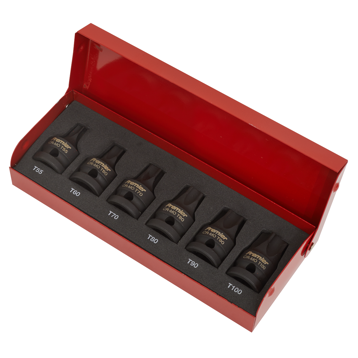 Premier AK5607 Premier TRX-Star* Impact Socket Bit Set 1/2"Sq Drive 6pc