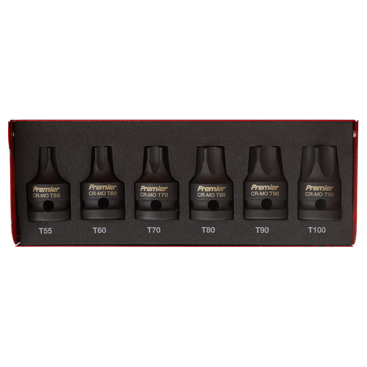 Premier AK5607 Premier TRX-Star* Impact Socket Bit Set 1/2"Sq Drive 6pc