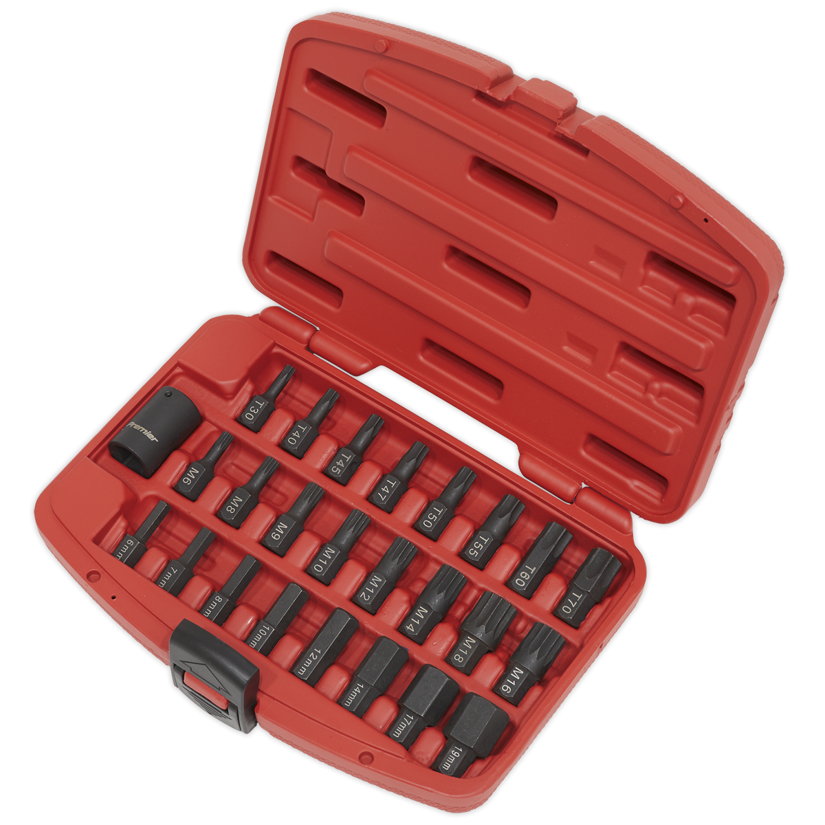 Premier AK5612 Premier TRX-Star*/Hex/Spline Impact Bit Set 1/2"Sq Drive 25pc