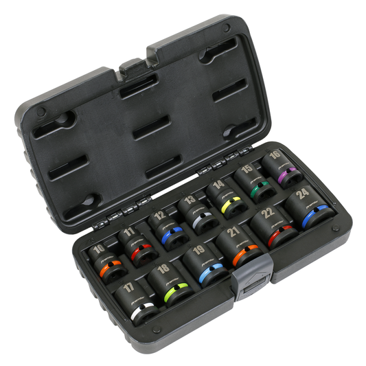 Premier AK5617M Premier Impact Socket Set 1/2"Sq Drive 13pc