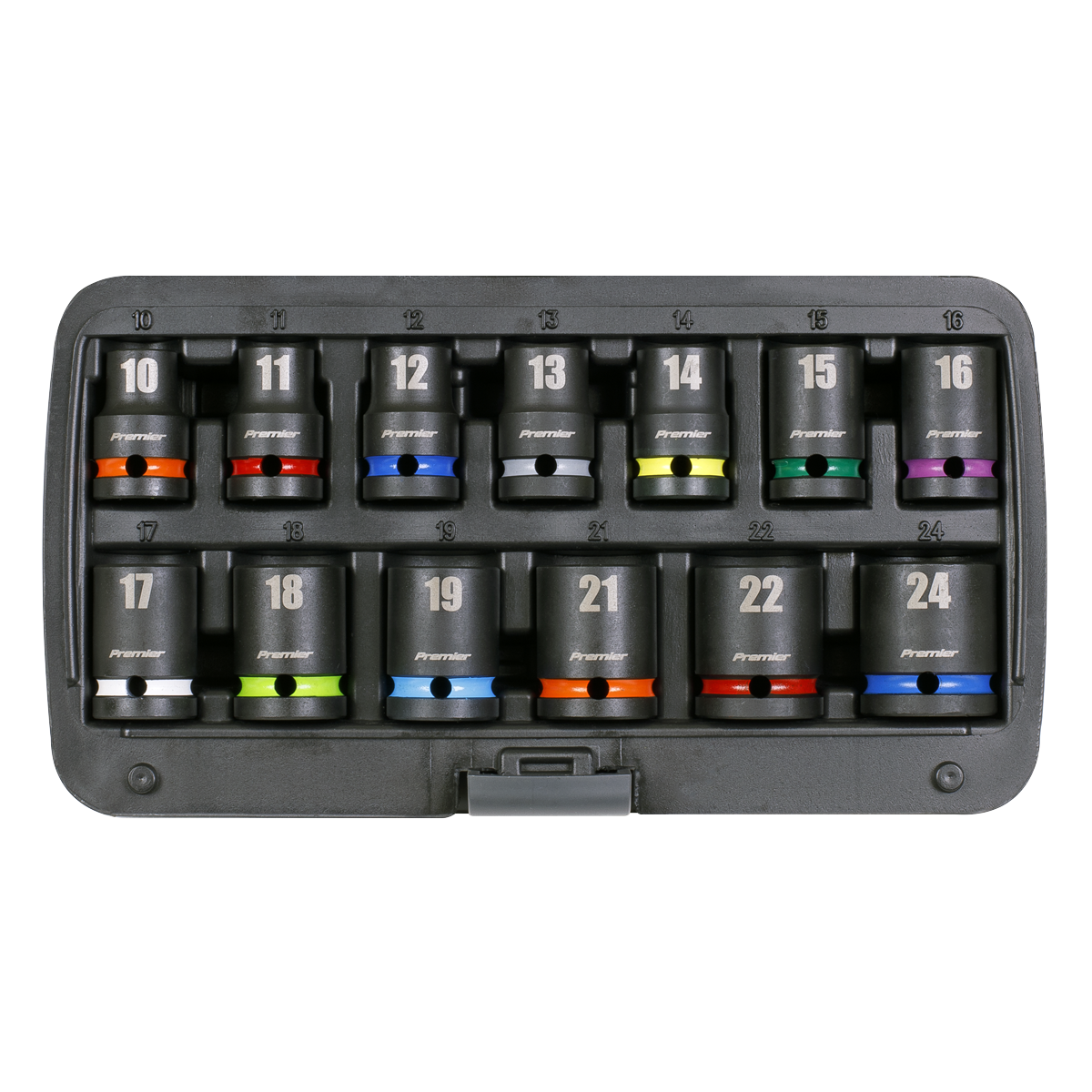 Premier AK5617M Premier Impact Socket Set 1/2"Sq Drive 13pc