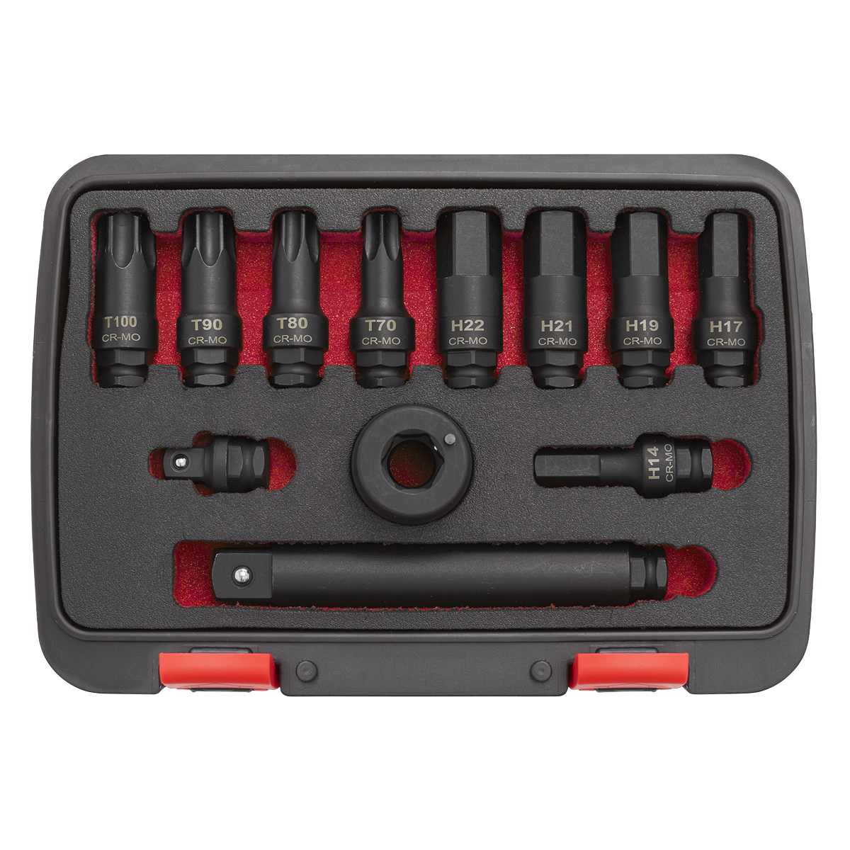 Premier AK5617 Premier Impact Socket Bit & Accessories Set 3/4"Sq Drive 12pc
