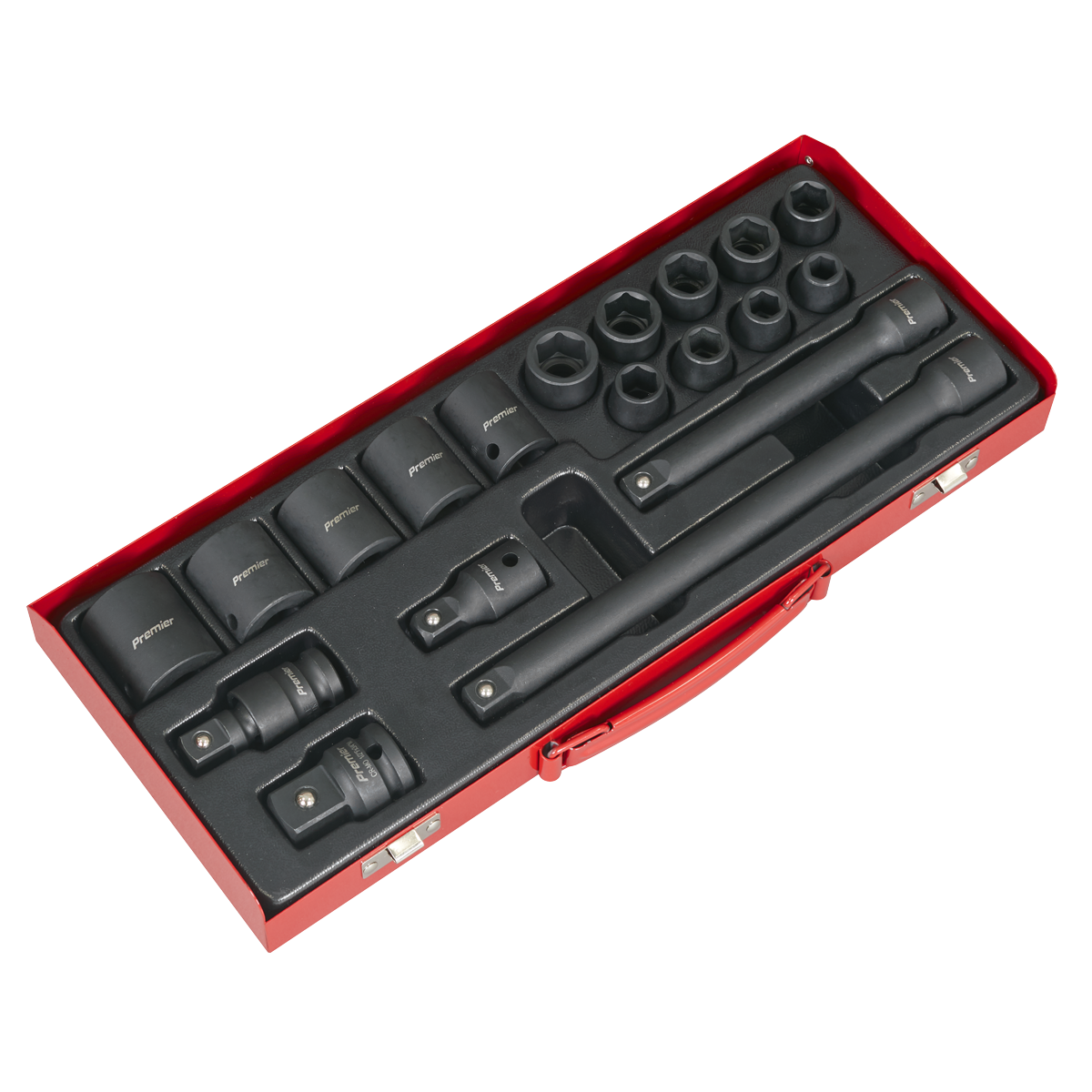 Premier AK5619M Premier Impact Socket Set 1/2"Sq Drive 19pc