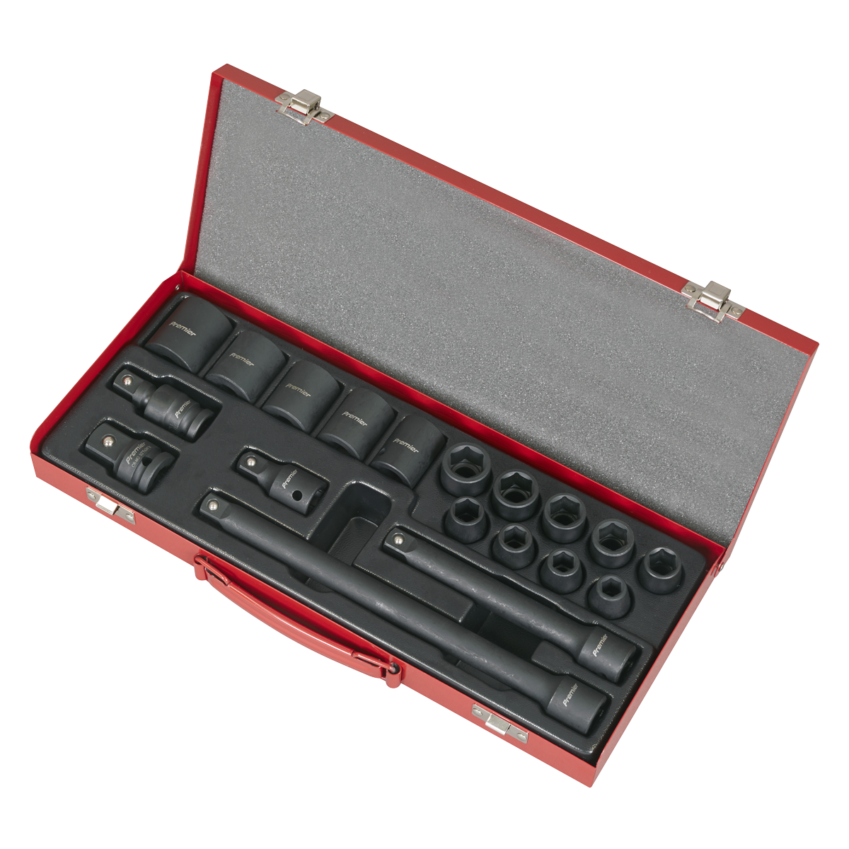 Premier AK5619M Premier Impact Socket Set 1/2"Sq Drive 19pc