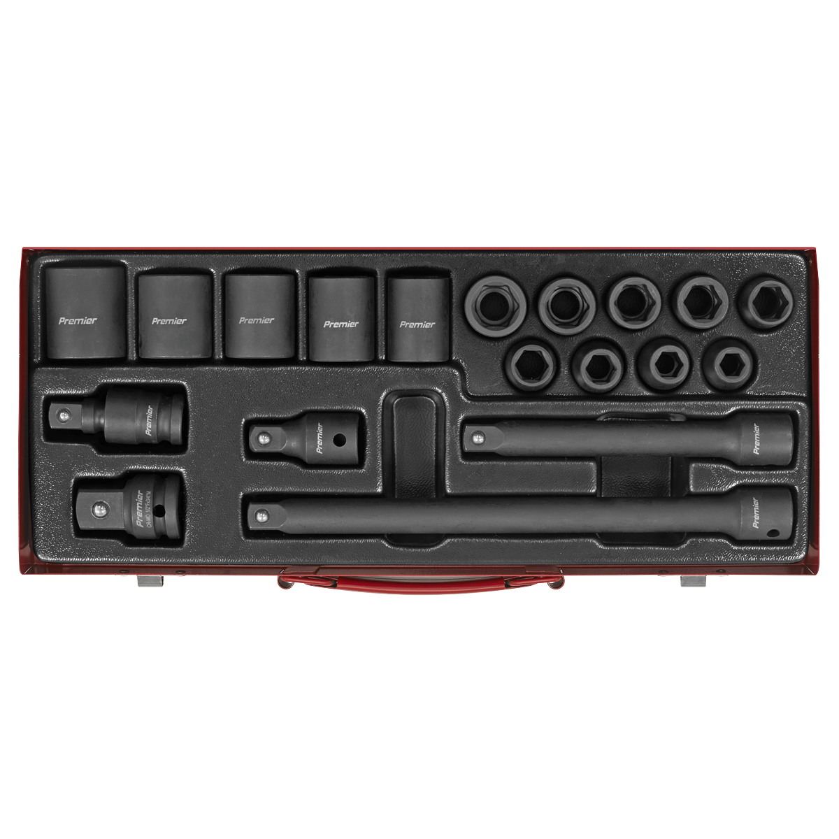 Premier AK5619M Premier Impact Socket Set 1/2"Sq Drive 19pc
