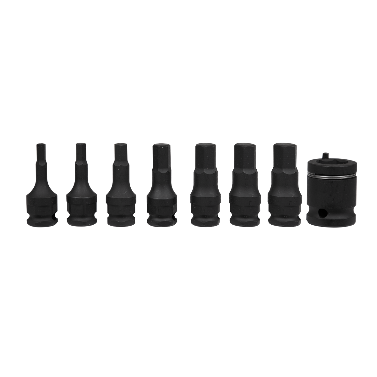 Premier AK5620 Premier Hex Impact Socket Bit Set 3/8"Sq Drive 8pc