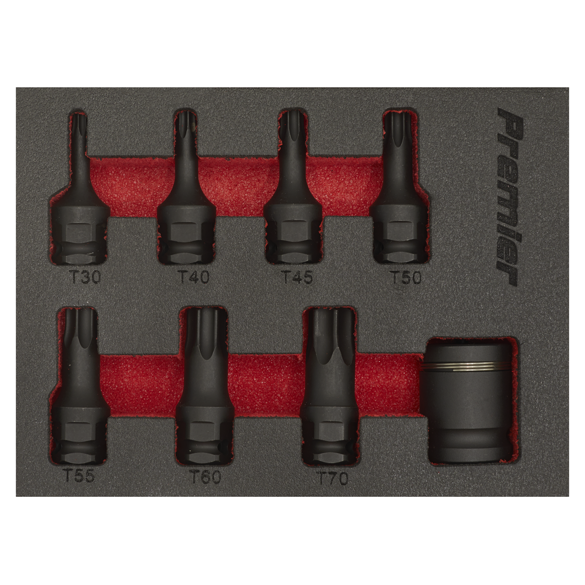 Premier AK5621 Premier TRX-Star* Impact Socket Bit Set 3/8"Sq Drive 8pc