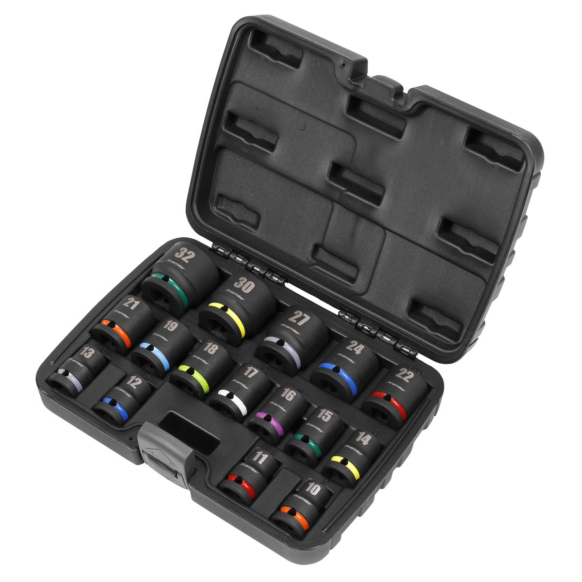 Premier AK5625M Premier Impact Socket Set 1/2"Sq Drive 16pc