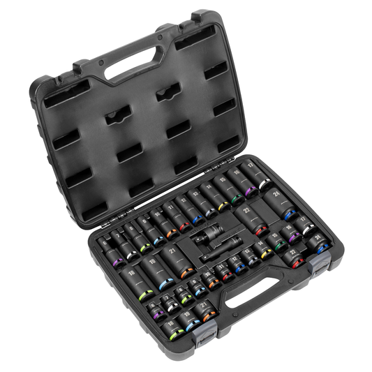 Premier AK5633M Premier Impact Socket Set 3/8"Sq Drive 36pc