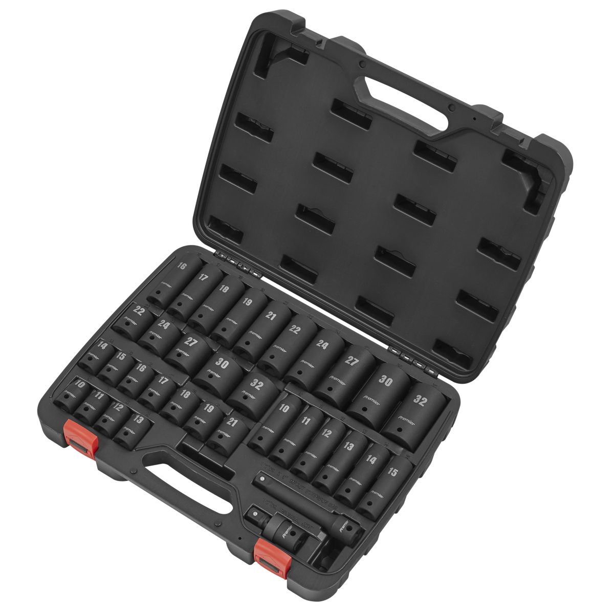 Premier AK5634M Premier Impact Socket Set 1/2"Sq Drive 34pc