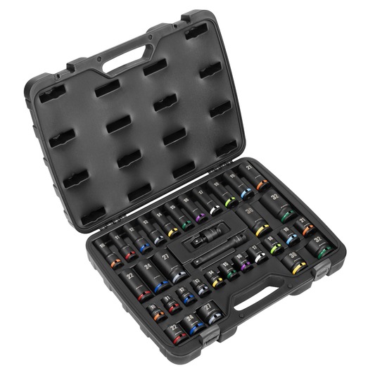 Premier AK5635M Premier Impact Socket Set 1/2"Sq Drive 34pc